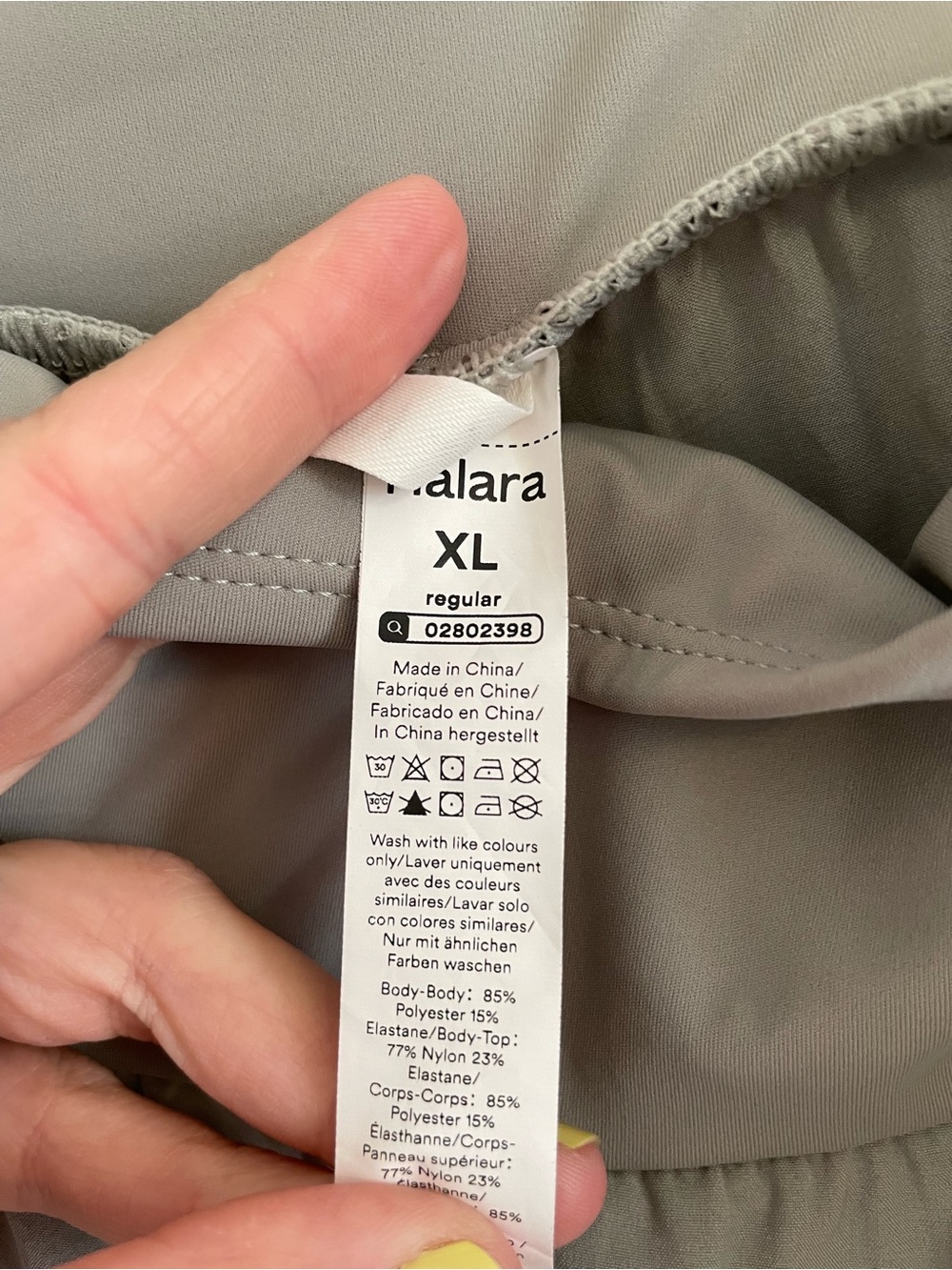 EUC Halara Women’s Dust Gray Resort Pants, XL - Picture 7 of 9